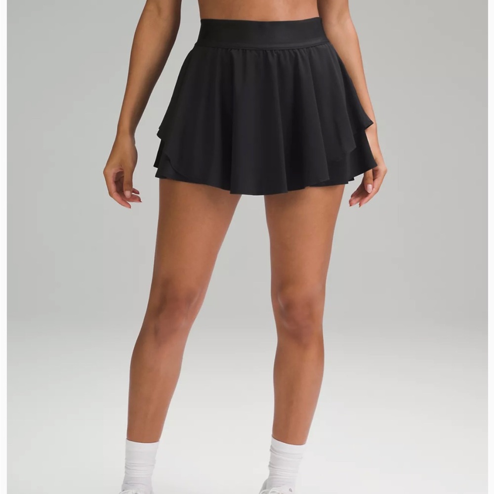 Lululemon court rival high rise tennis skirt
